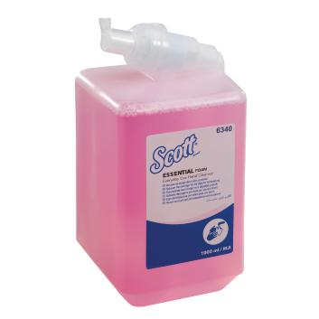 SCOTT® Essential Schaumseife (6340), parfümiert Normal (6340), parfümiert, rosa, für Spender AQUARIUS